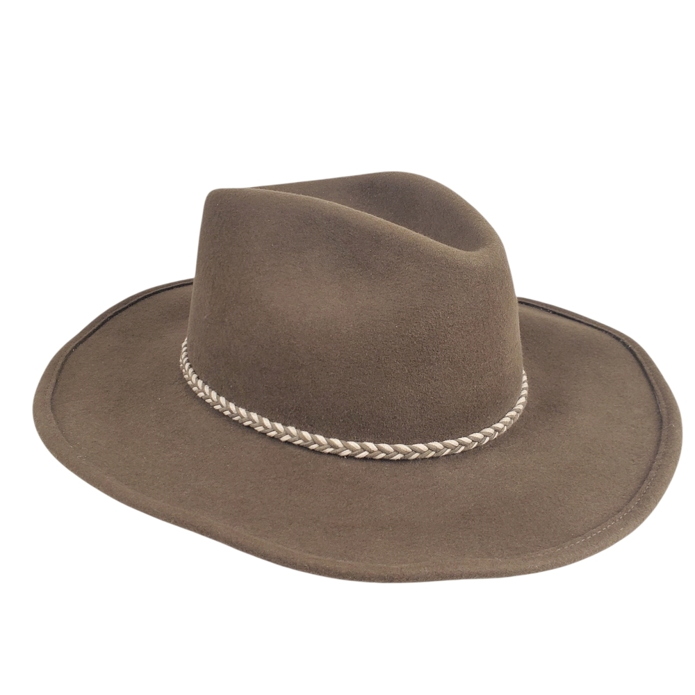 Stetson Rawhide XXX Buffalo Western Cowboy Hat. Mink. 61. NWOT - Picture 2 of 11
